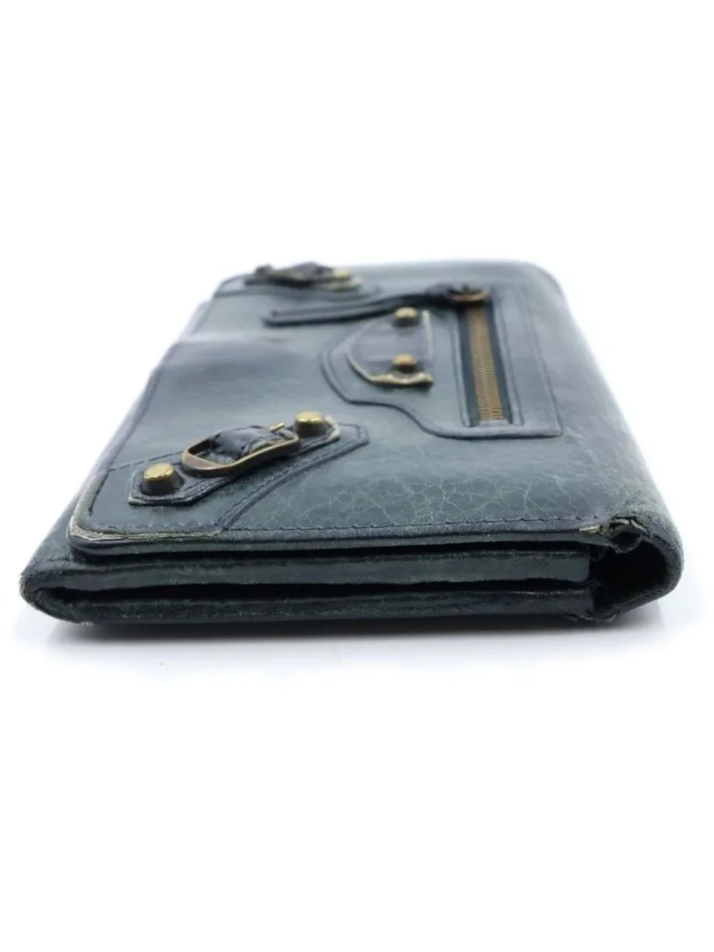 Balenciaga Classic Continental Zip Around Wallet Black
